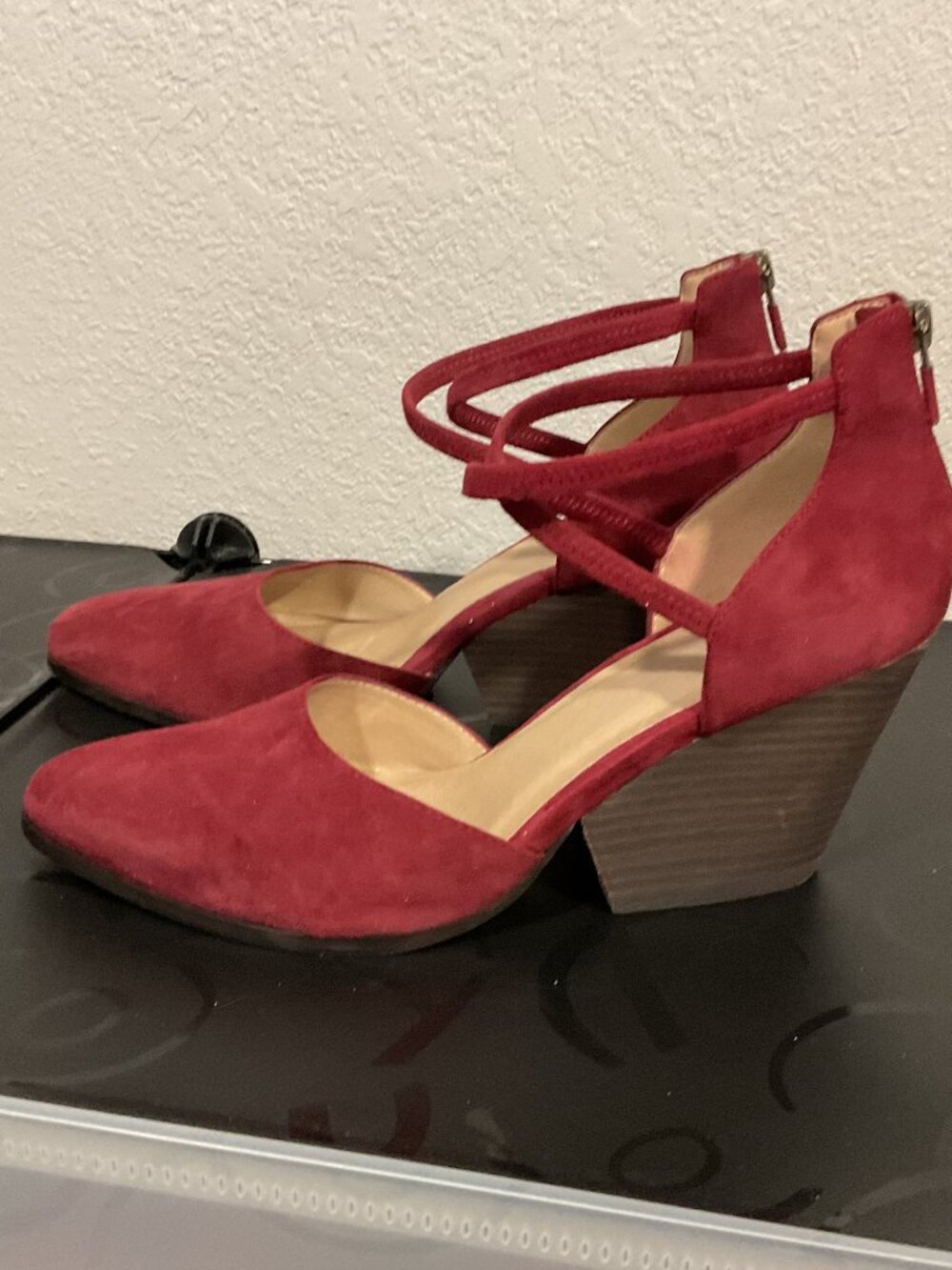 Eileen Fisher Tilda suede pump 9